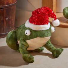 5050642092593 1 Festive Frog Plush Christmas Decoration 30cm.jpg